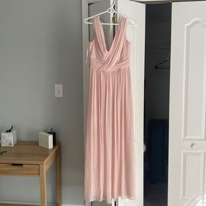 Blush Dessy Collection floor length dress